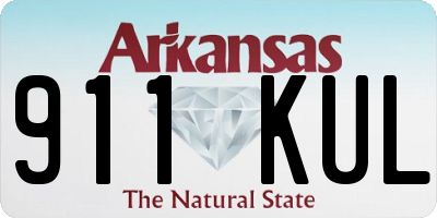 AR license plate 911KUL