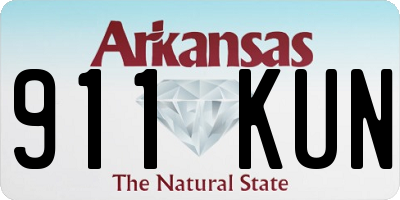 AR license plate 911KUN