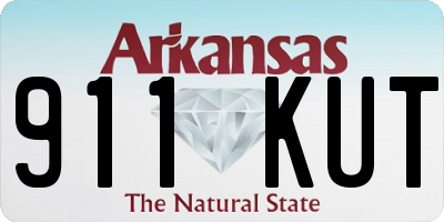 AR license plate 911KUT
