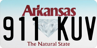 AR license plate 911KUV