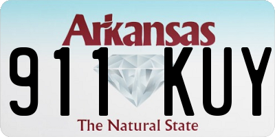 AR license plate 911KUY