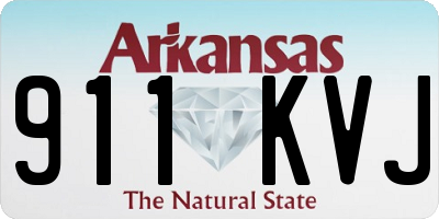 AR license plate 911KVJ