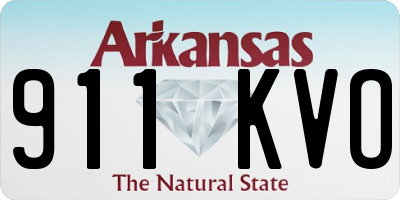 AR license plate 911KVO