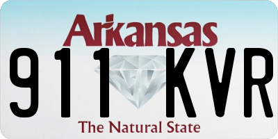 AR license plate 911KVR