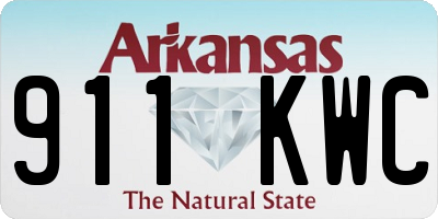 AR license plate 911KWC