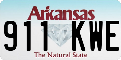 AR license plate 911KWE