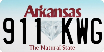 AR license plate 911KWG