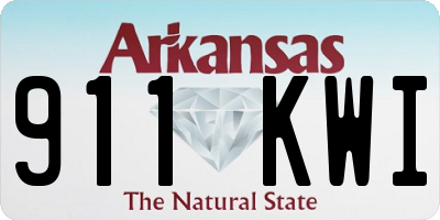 AR license plate 911KWI