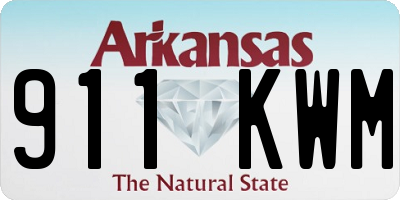 AR license plate 911KWM