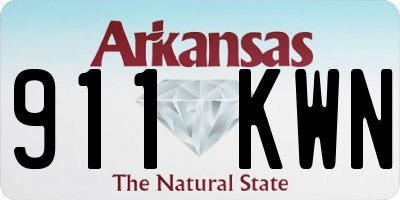 AR license plate 911KWN