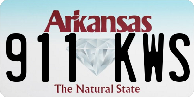 AR license plate 911KWS