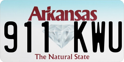 AR license plate 911KWU
