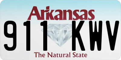 AR license plate 911KWV