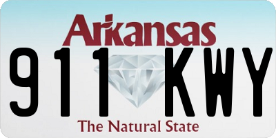 AR license plate 911KWY