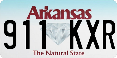 AR license plate 911KXR