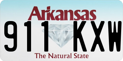 AR license plate 911KXW