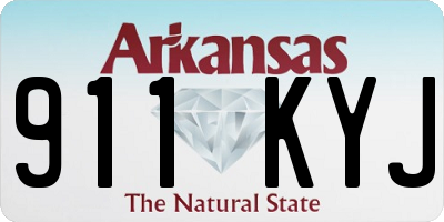 AR license plate 911KYJ