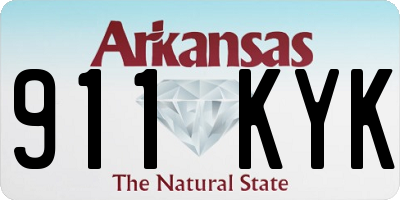 AR license plate 911KYK