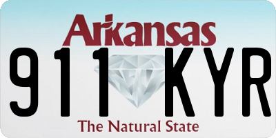 AR license plate 911KYR