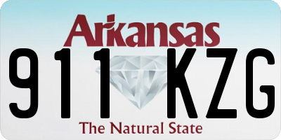AR license plate 911KZG