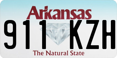 AR license plate 911KZH