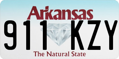 AR license plate 911KZY