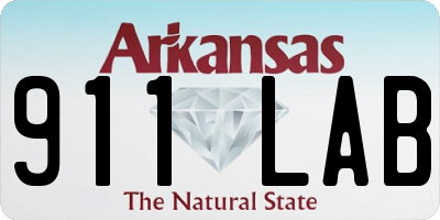 AR license plate 911LAB