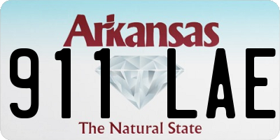 AR license plate 911LAE