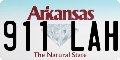 AR license plate 911LAH