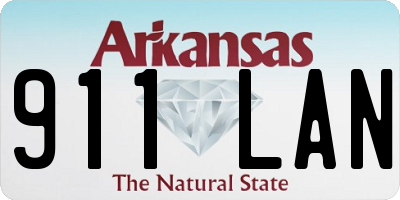 AR license plate 911LAN