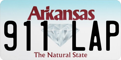 AR license plate 911LAP