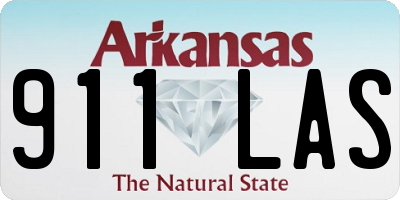 AR license plate 911LAS