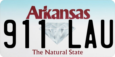 AR license plate 911LAU