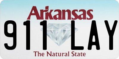 AR license plate 911LAY