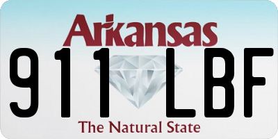 AR license plate 911LBF