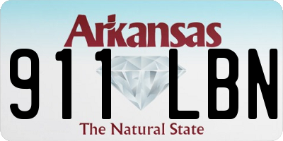AR license plate 911LBN