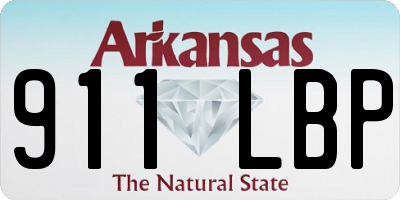 AR license plate 911LBP