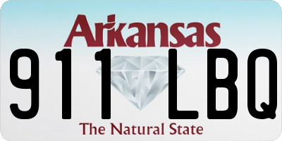 AR license plate 911LBQ
