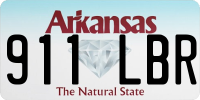 AR license plate 911LBR