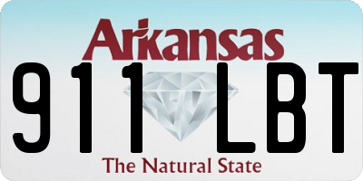 AR license plate 911LBT