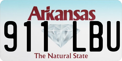 AR license plate 911LBU