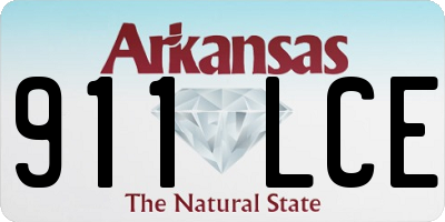 AR license plate 911LCE