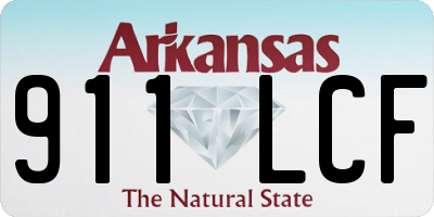 AR license plate 911LCF