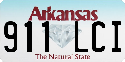 AR license plate 911LCI