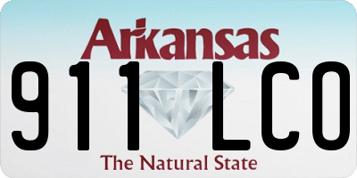 AR license plate 911LCO