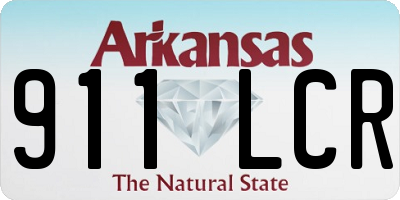 AR license plate 911LCR