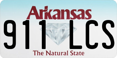 AR license plate 911LCS