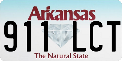 AR license plate 911LCT