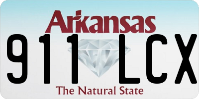 AR license plate 911LCX