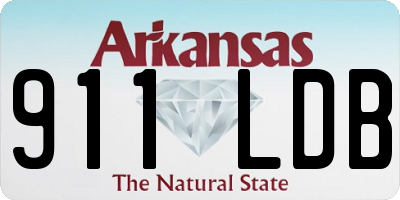AR license plate 911LDB